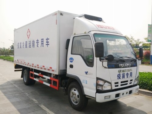 厢长5.1米五十铃600P冷藏车